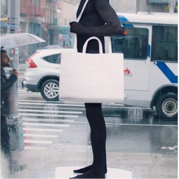 Telfar LARGE Shopping Bag Bubblegum Pink Dust Bag Plastic Zip Bag Included - Picture 9 of 10